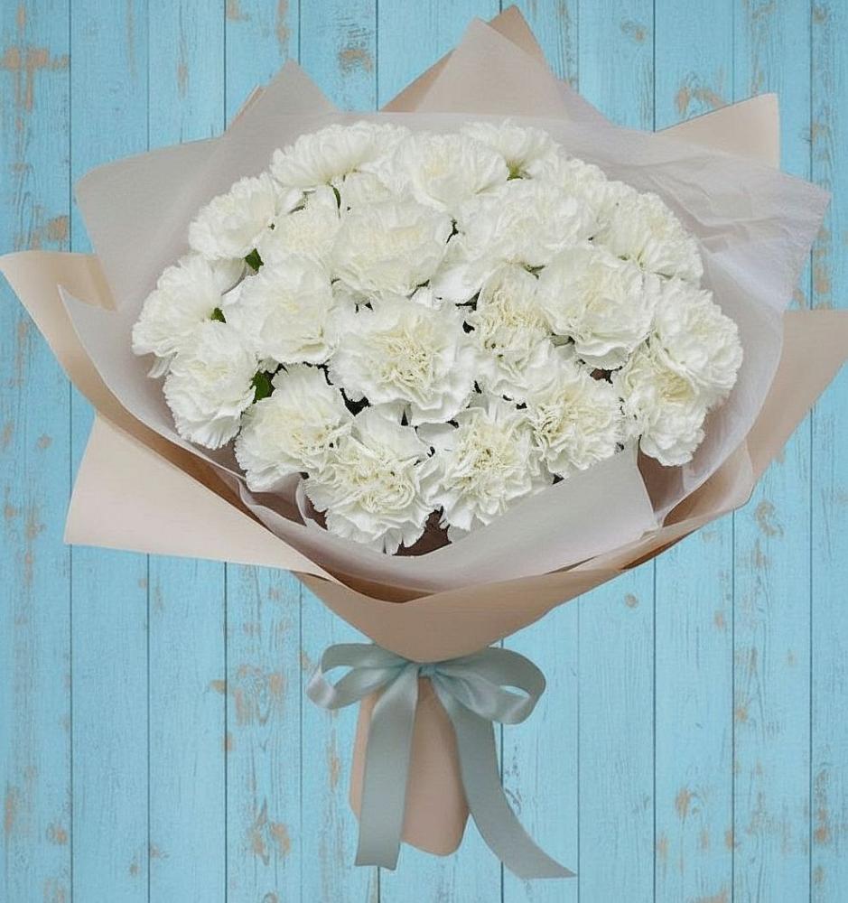 Букет цветов из: Гвоздики в Шиханах