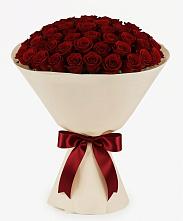 Букет 101 Бордовая роза Блэк Бакарра в Шиханах