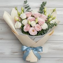 Букет цветов из:  Лизиантусы в Шиханах