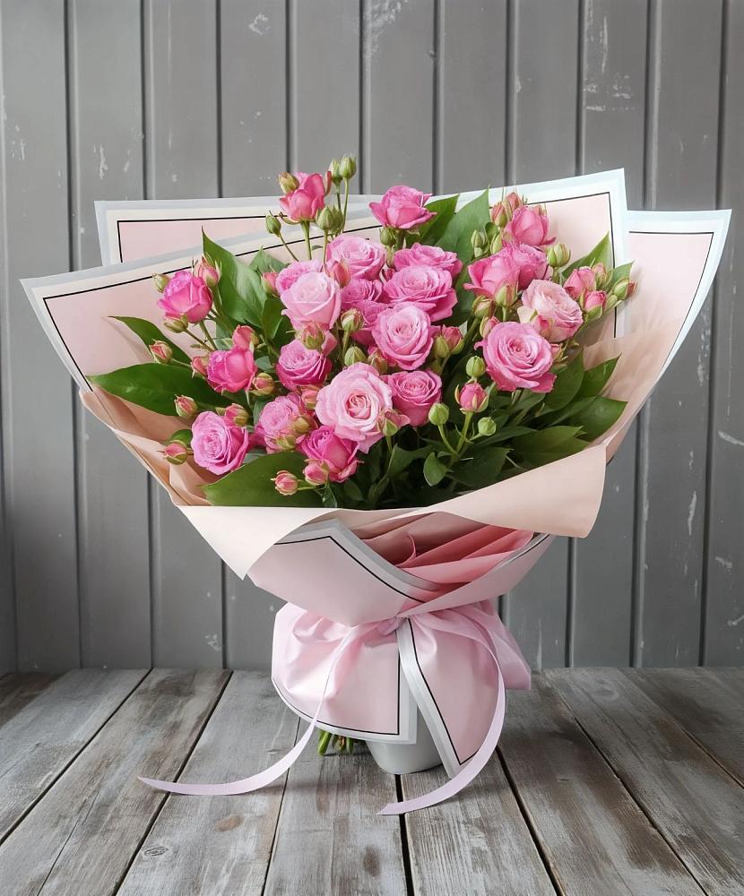 Букет Розовый кустик в Шиханах