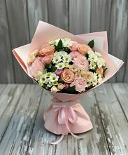 Букет цветов из:  Гвоздики, Розы и Хризантемы в Шиханах