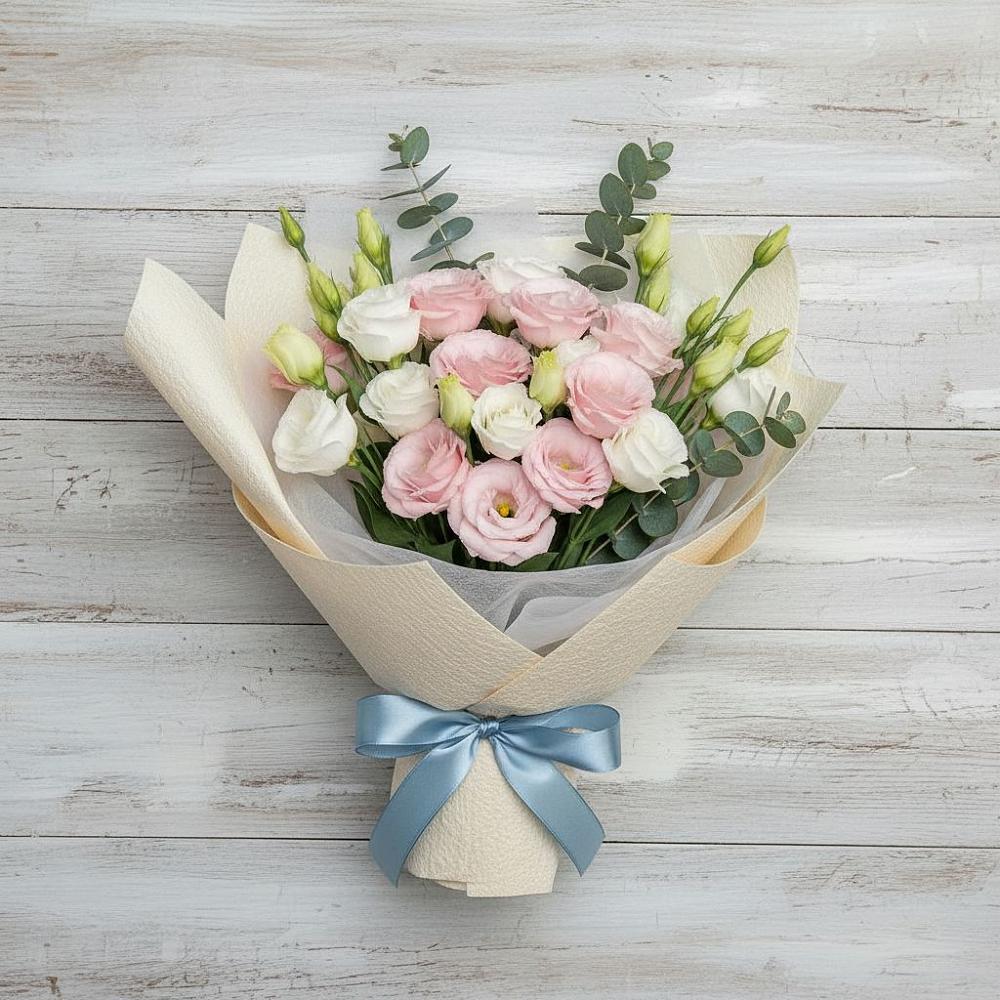 Букет цветов из: Лизиантусы в Шиханах